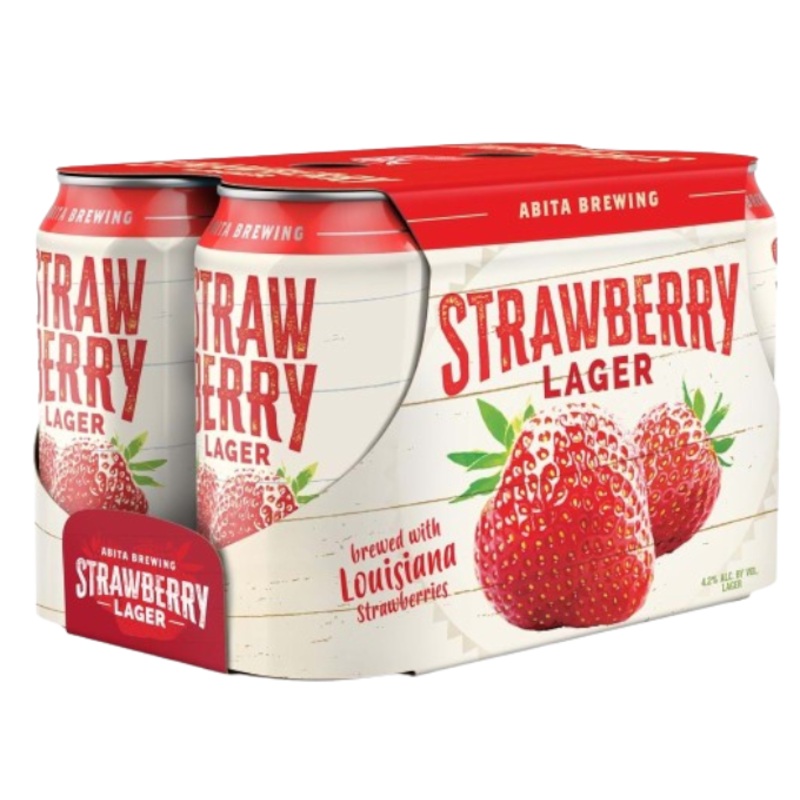 Abita Strawberry Lager 12oz 6-Pack Can
