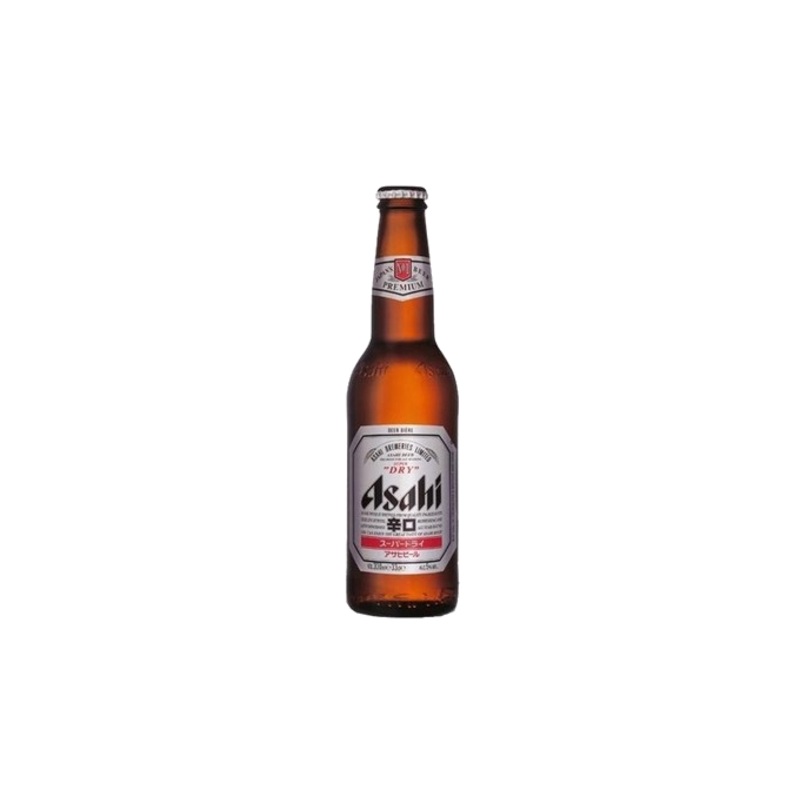 Asahi Dry Beer 12oz Single Bottle