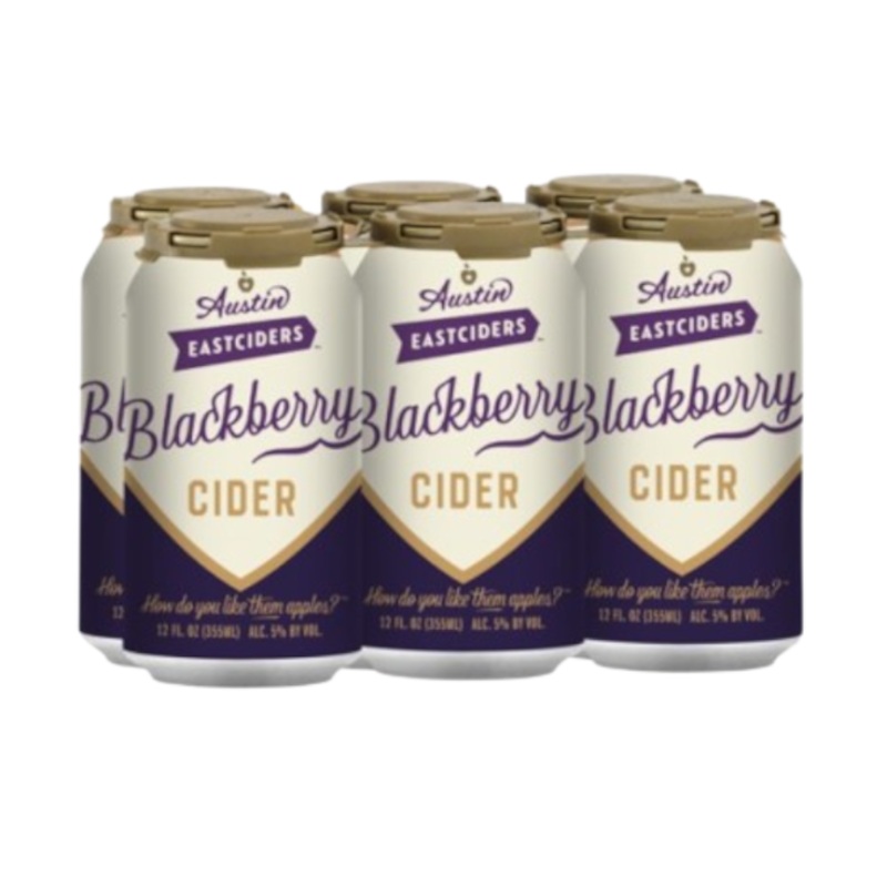 Austin Eastciders Blackberry Cider 12oz 6-Pack Can