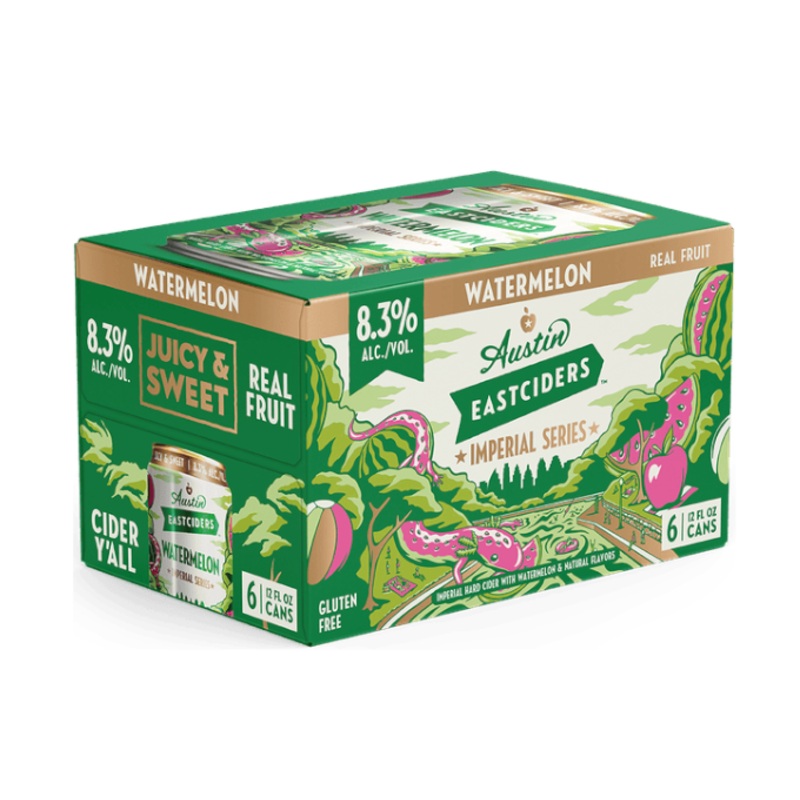 Austin Eastciders Imperial Watermelon 12oz 6-Pack Can