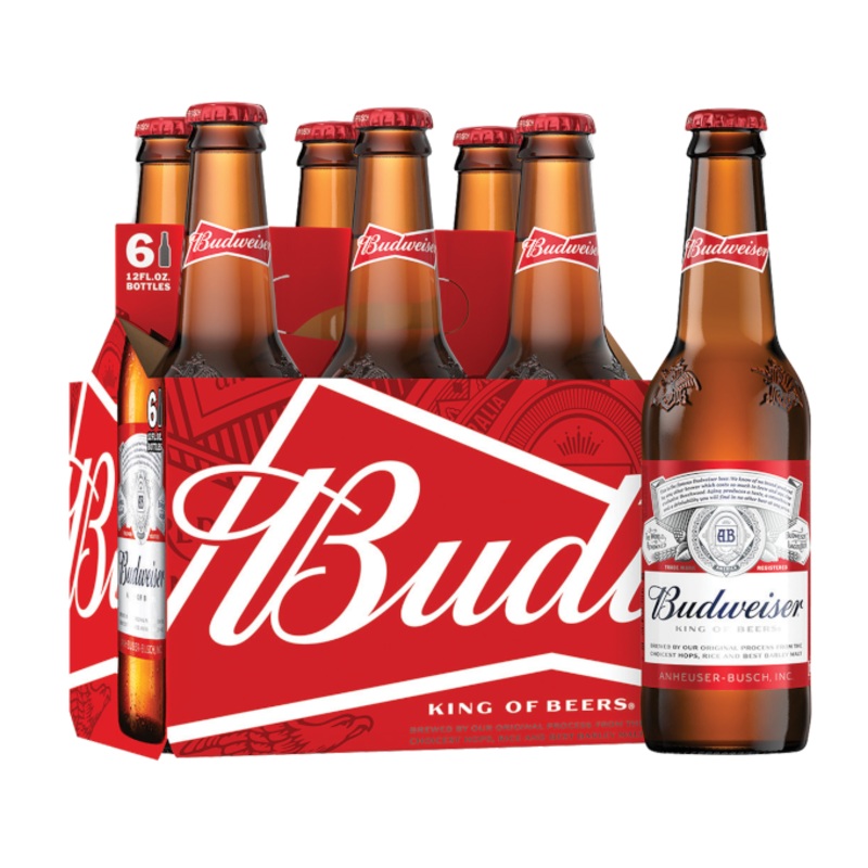 Budweiser 12oz 6-Pack Bottle (DNO P3)
