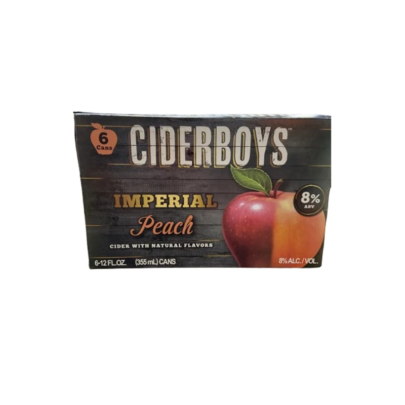 Ciderboys Imperial Peach 12oz 6-Pack Can