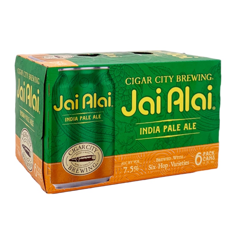 Cigar City Jai Alai IPA 12oz 6-Pack Can