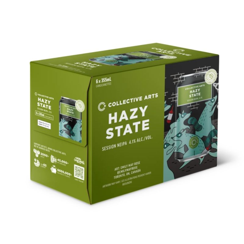 Collective Arts Hazy State 12oz 6-Pack Can