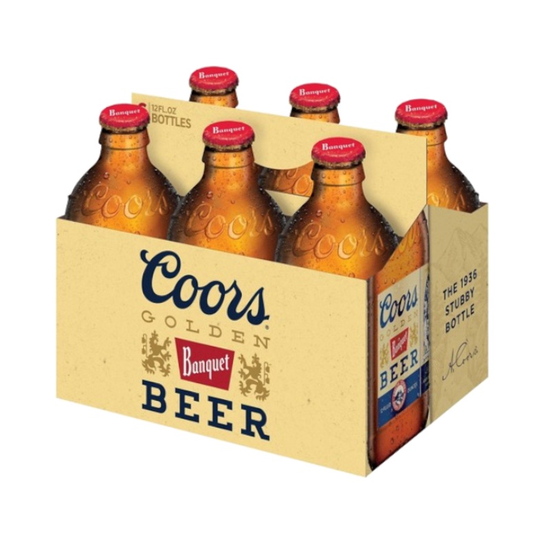 Coors Banquet 12oz 6-Pack Bottle