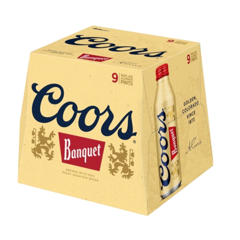Coors Banquet 16oz 9-Pack Aluminum Bottle