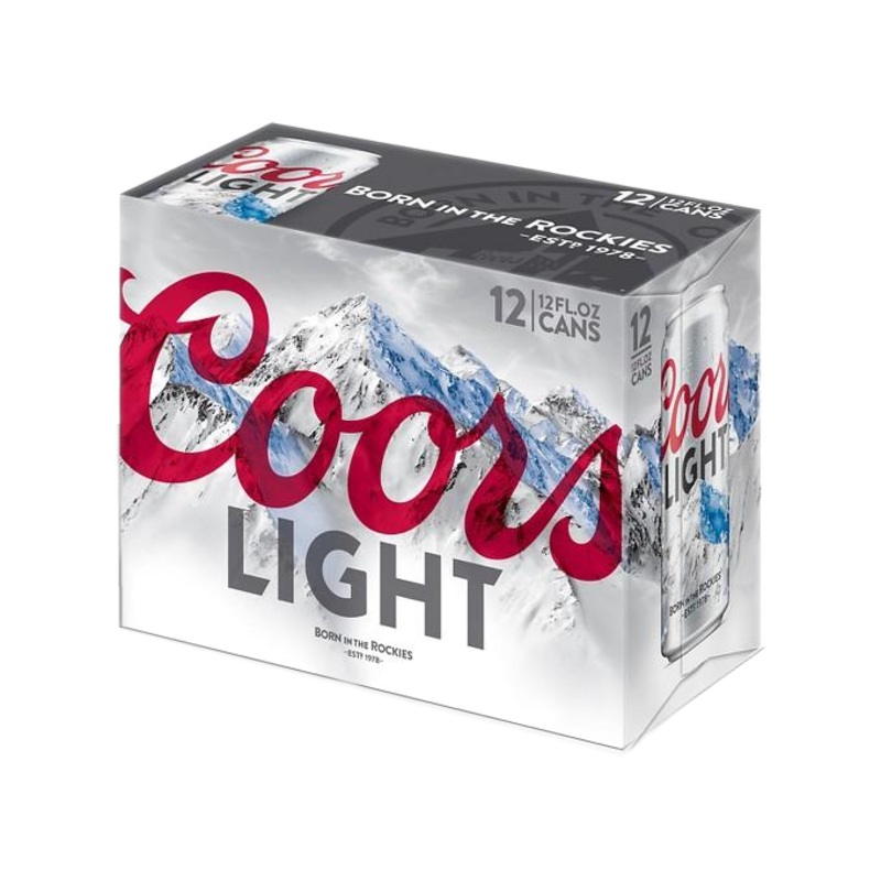 Coors Light 12oz 12-Pack Can
