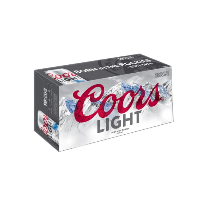 Coors Light 12oz 18-Pack Can