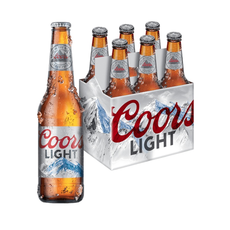 Coors Light 12oz 6-Pack Bottle