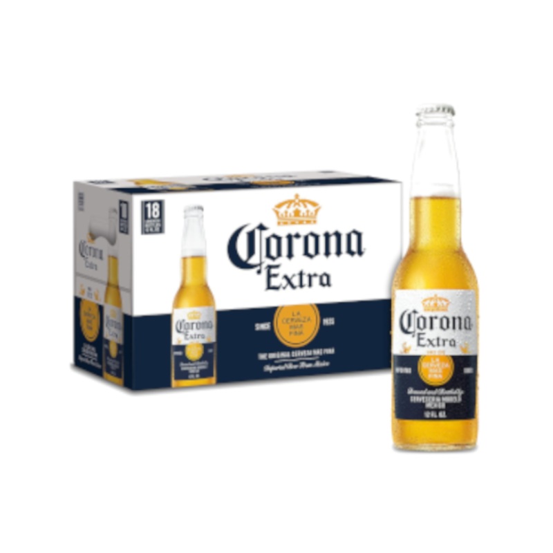 Corona Extra 12oz 18-Pack Can (No Barcode)