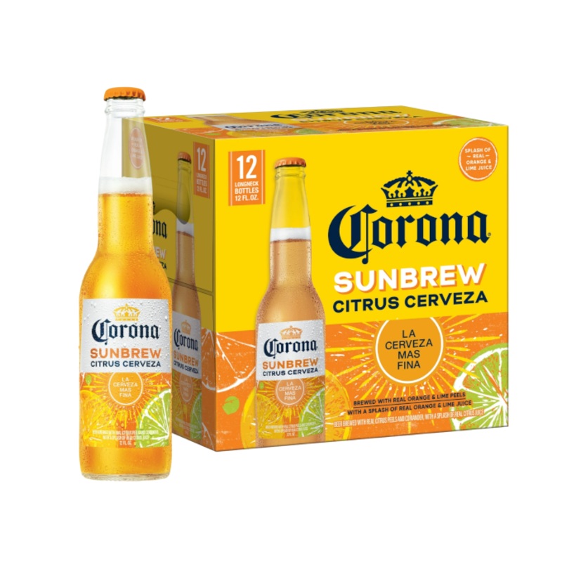 Corona Sunbrew Citrus Cerveza 12oz 12-Pack Bottle