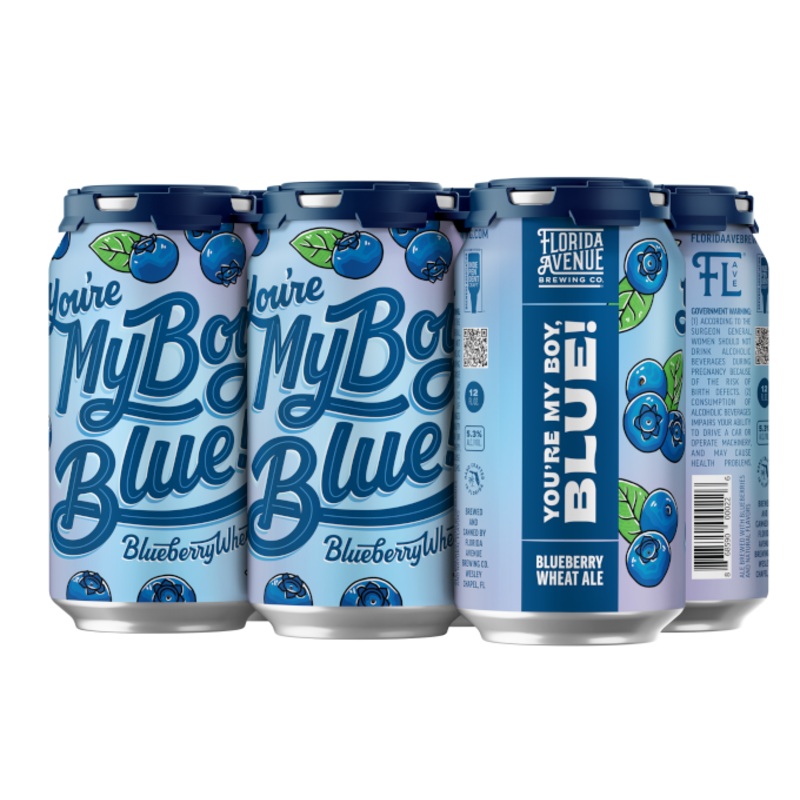 Florida Ave You're My Boy Blue 12oz 6-Pack Can