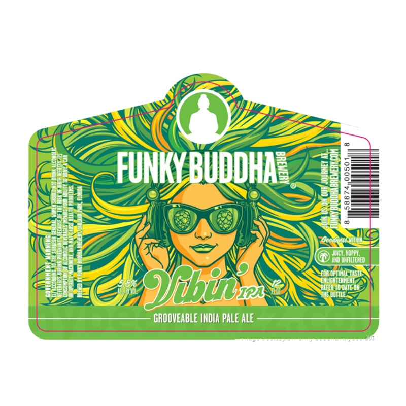 Funky Buddha Vibin 12oz 6-Pack Can