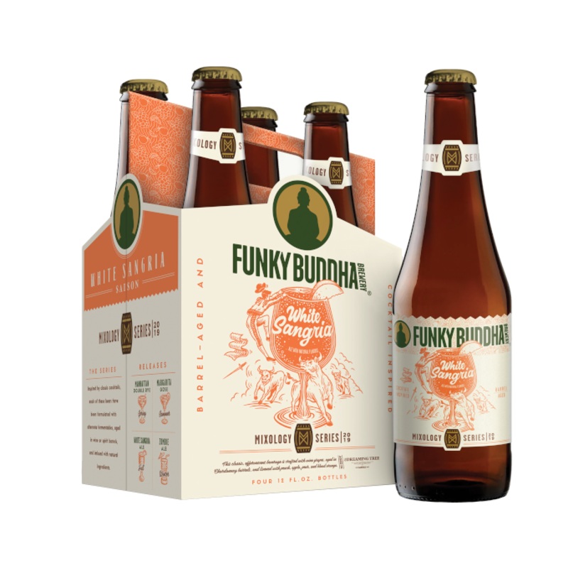 Funky Buddha White Sangria 12oz 4-Pack Bottle