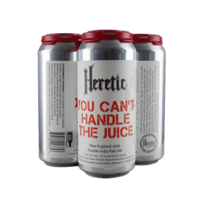 Heretic You Cant Handle The Juice 16oz 4-Pack Can