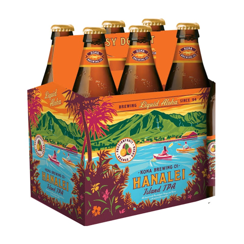 Kona Hanalei Island IPA 12oz 6-Pack Bottle