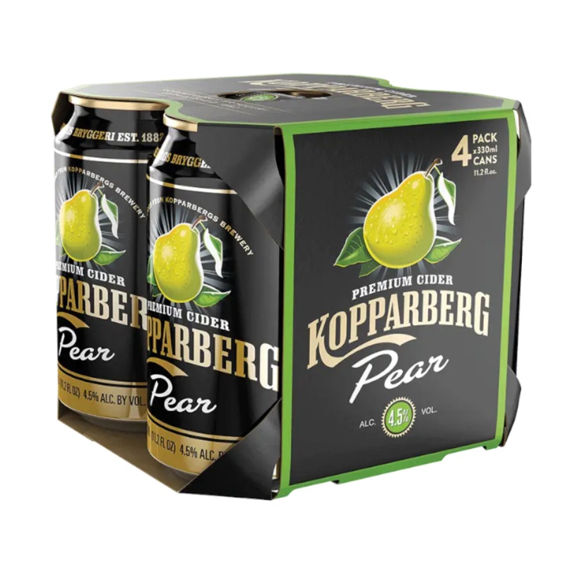 Kopparberg Cider Pear 11.2oz 4-Pack Can