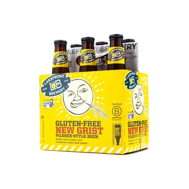 Lakefront New Grist Gluten Free Pilsner 12oz 6-Pack Can