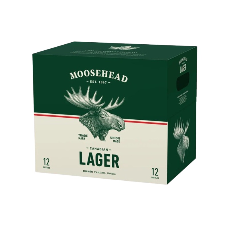 Moosehead Lager 12oz 12-Pack Bottle (DNO)