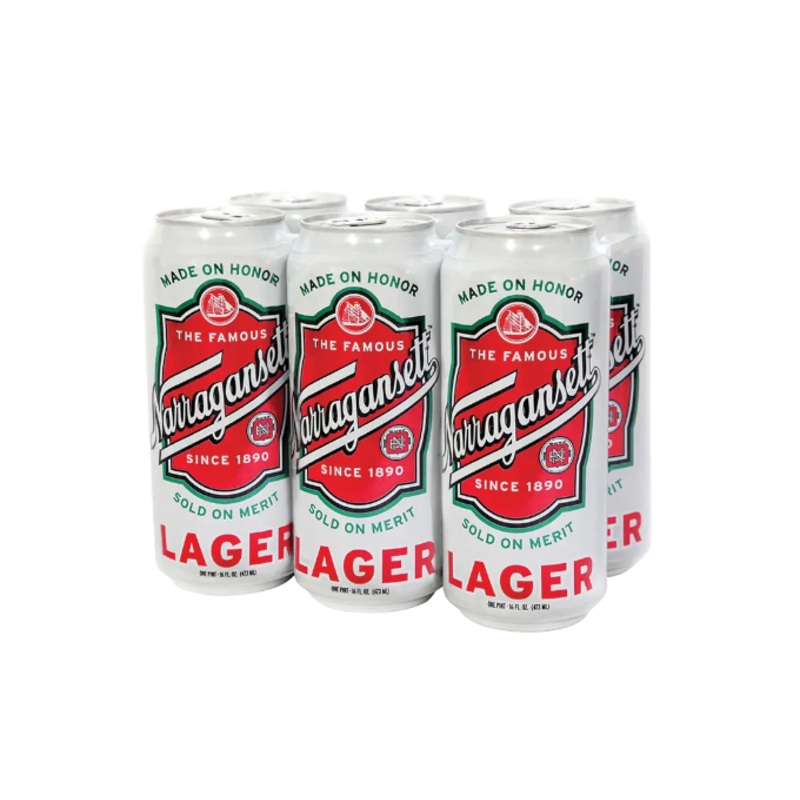Narragansett Lager 16oz 6-Pack Can
