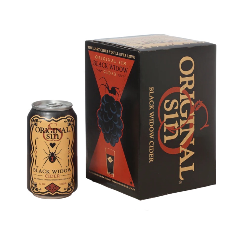 Original Sin Black Widow Cider 12oz 6-Pack Can