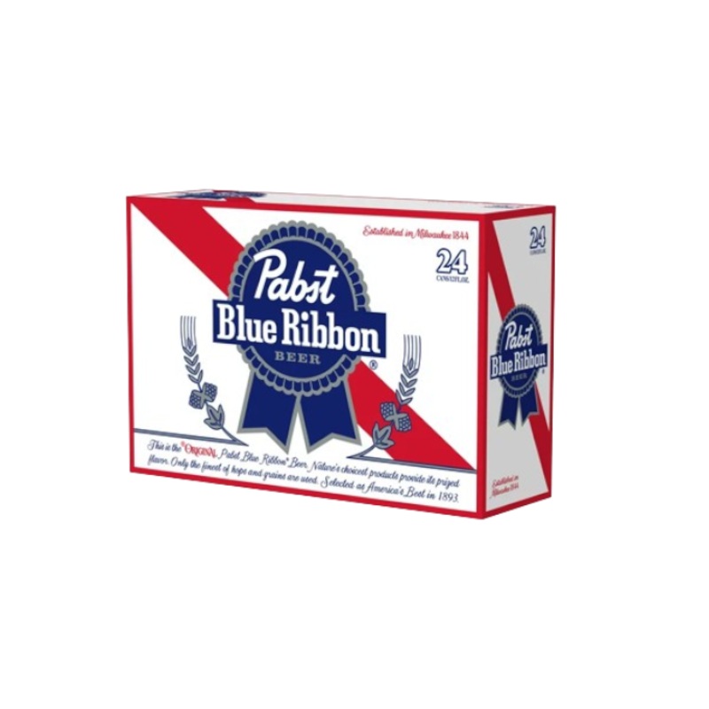 Pabst Blue Ribbon (PBR) 12oz 24-Pack Can