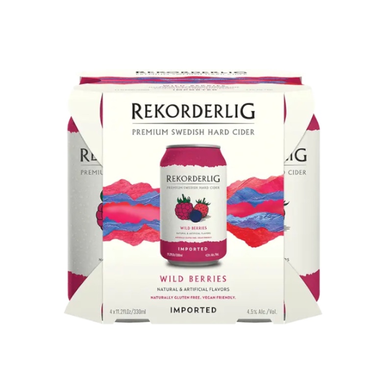 Rekorderlig Wild Berries 11.2oz 4-Pack Can