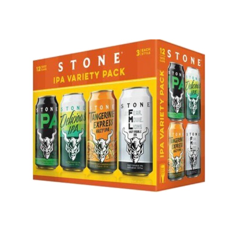 Stone Mixed IPA Variety 12oz 12-Pack Can