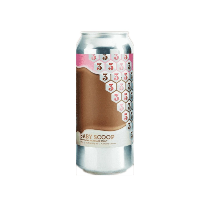 Three Sons Baby Scoop 16oz 4-Pack Can (No Barcode)