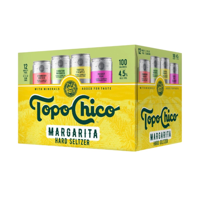 Topo Chico Margarita Hard Seltzer Variety Pack 12oz 12-Pack Can