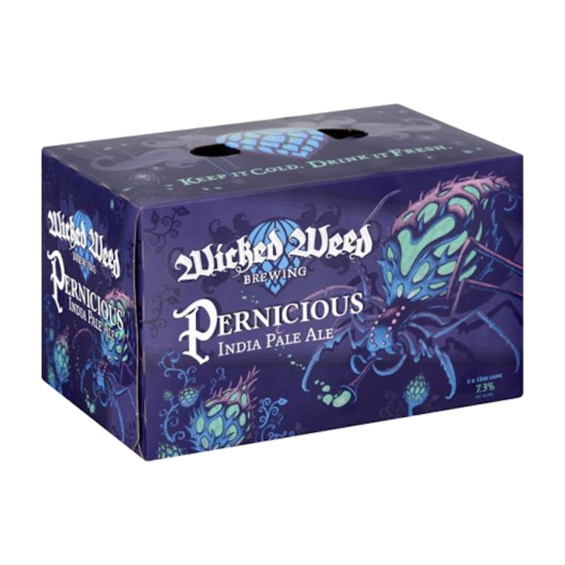 Wicked Weed Pernicious IPA 12oz 6-Pack Can