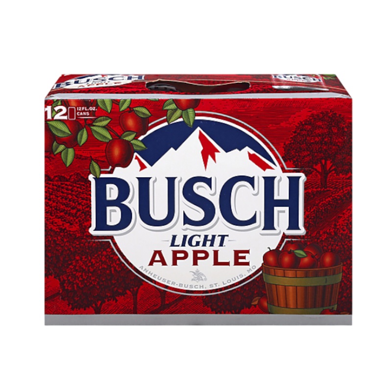 Busch Light Apple 12oz 12-Pack Can