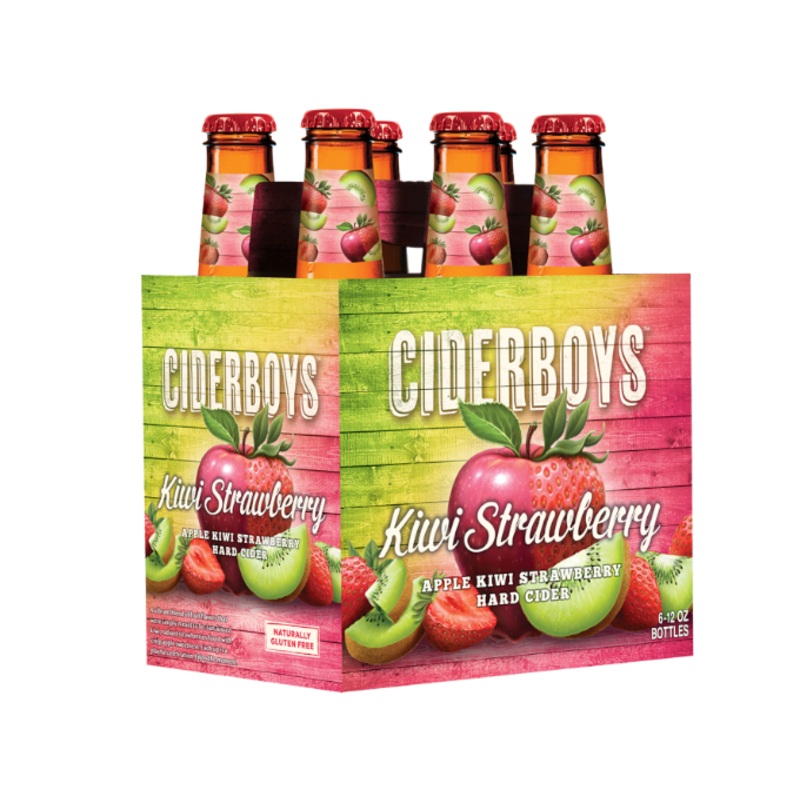 Ciderboys Kiwi Strawberry 12oz 6-Pack Bottle