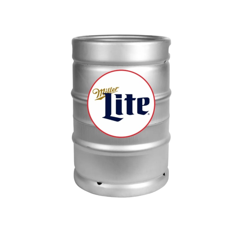 Miller Lite 1/2 Keg (No Barcode)