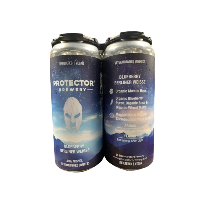 Protector Blueberry Berliner 16oz 4-Pack Can (No Barcode)