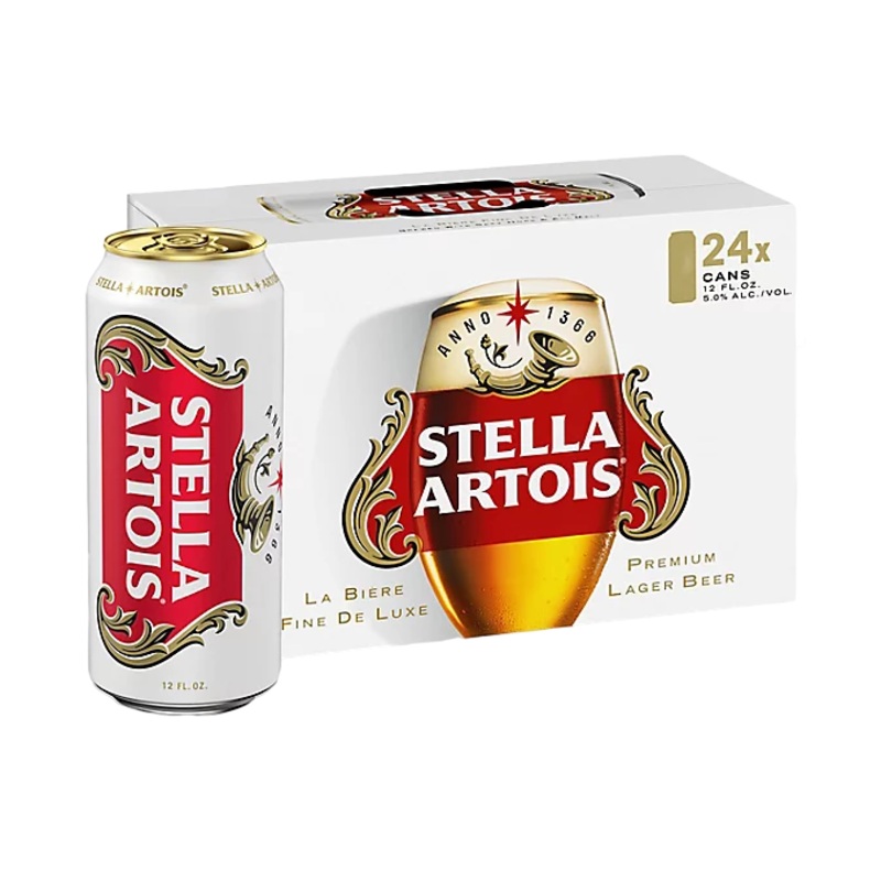 Stella Artois 12oz 24-Pack Can