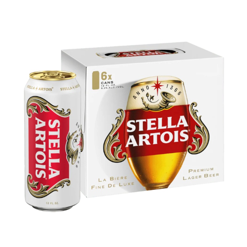 Stella Artois 12oz 6-Pack Can