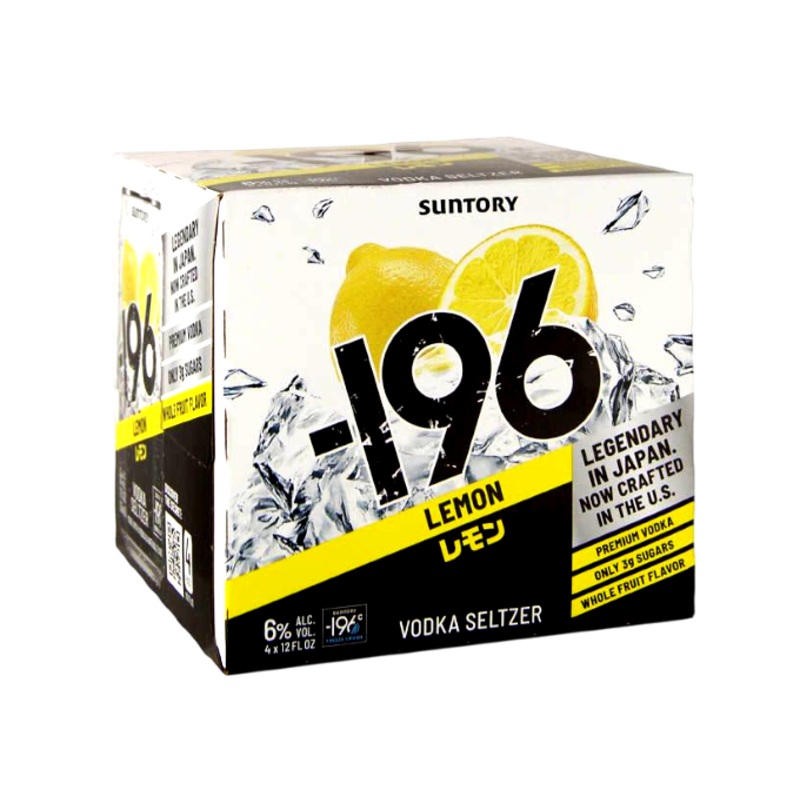 Suntory 196 Lemon 12oz 4-Pack Can