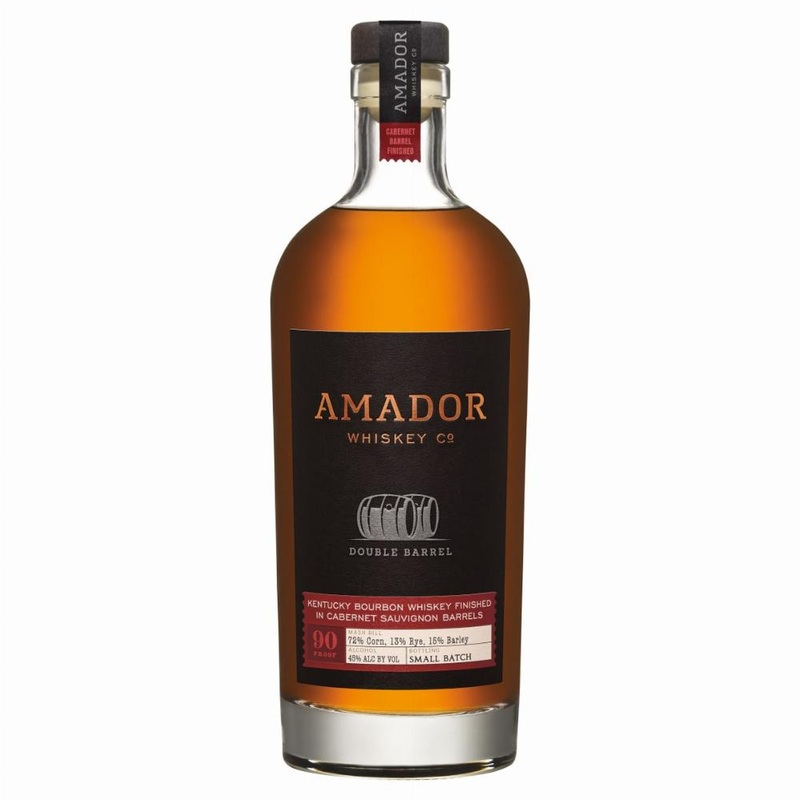 Amador Whiskey Co Bourbon Double Barrel Cabernet Barrel Finished 90 Proof 750ml