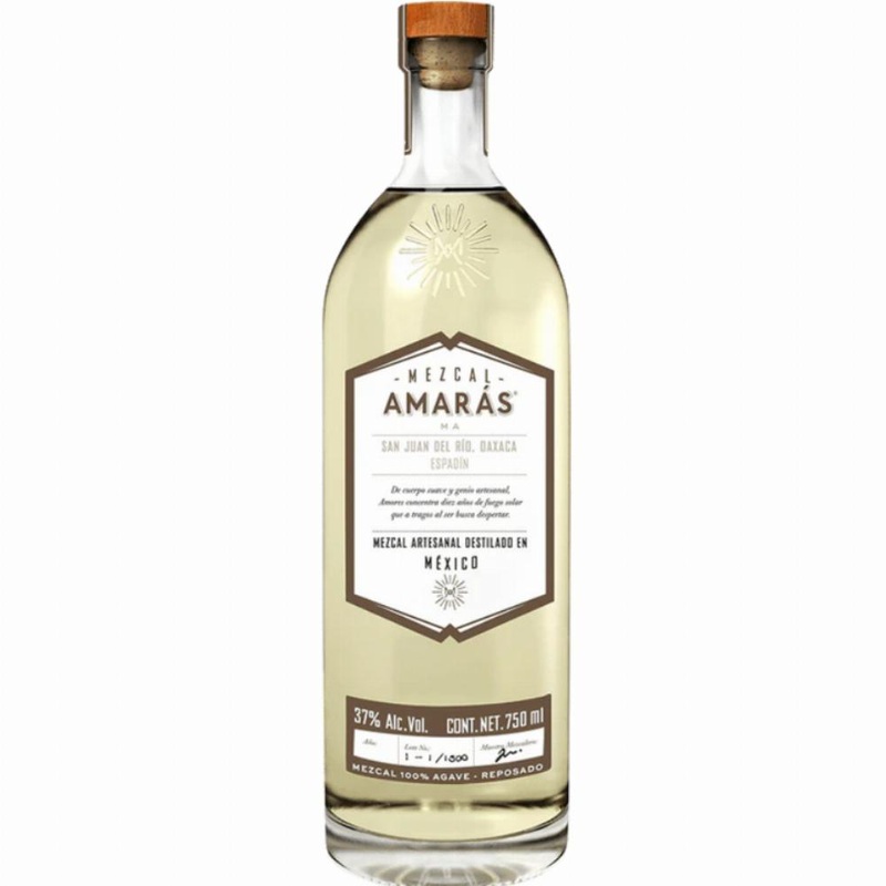 Amaras Mezcal Artesanal Espadin Reposado 100% Agave Oaxaca 750ml