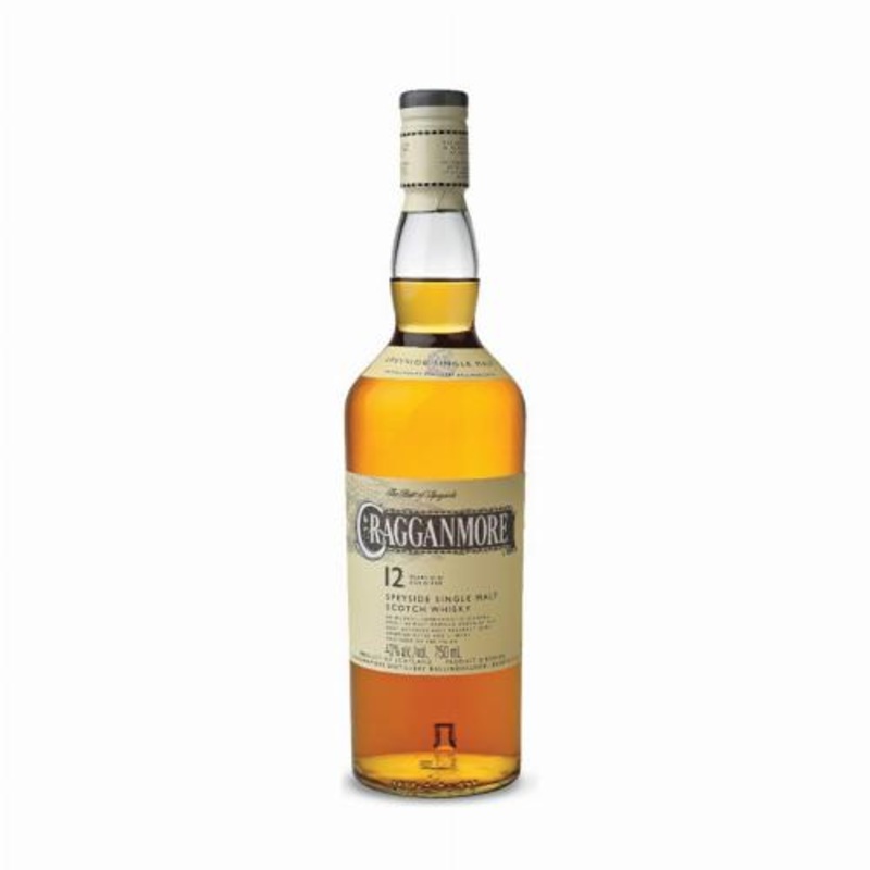 Cragganmore Scotch Single Malt 12 Year Old  750ml