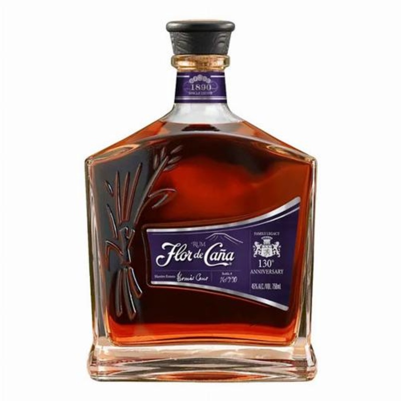 Flor de Cana Rum 130th Anniversary 90 Proof 750ml