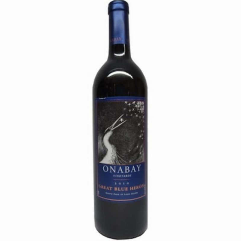 Onabay Merlot Great Blue Heron North Fork 2018