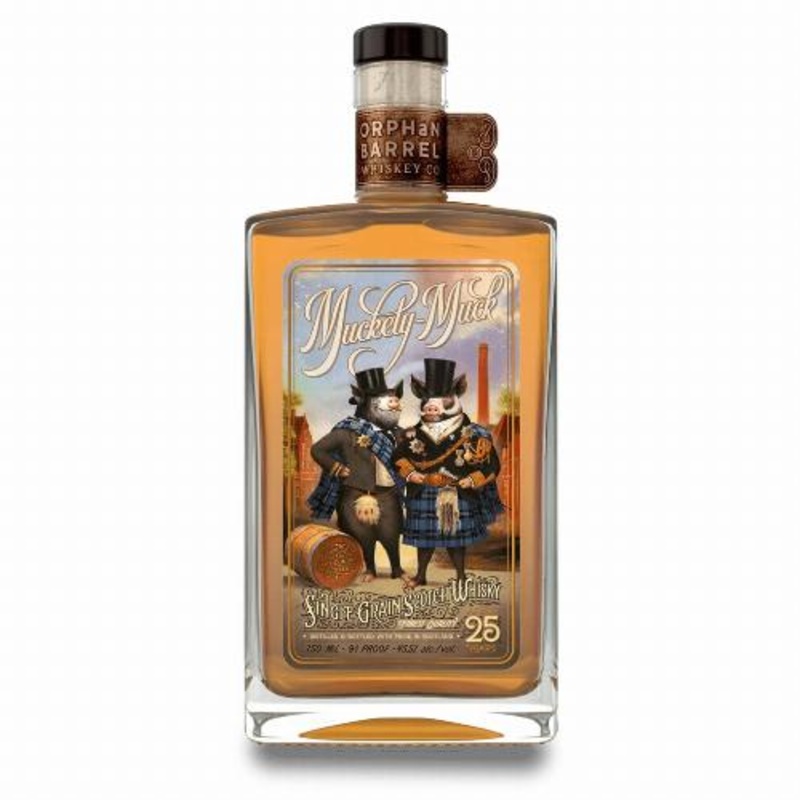 Orphan Barrel Muckety-Muck Single Grain 25 yr Scotch Whisky 750ml