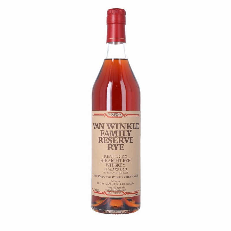 Old Rip Van Winkle RYE Family Reserve 13 Year Old 750ML