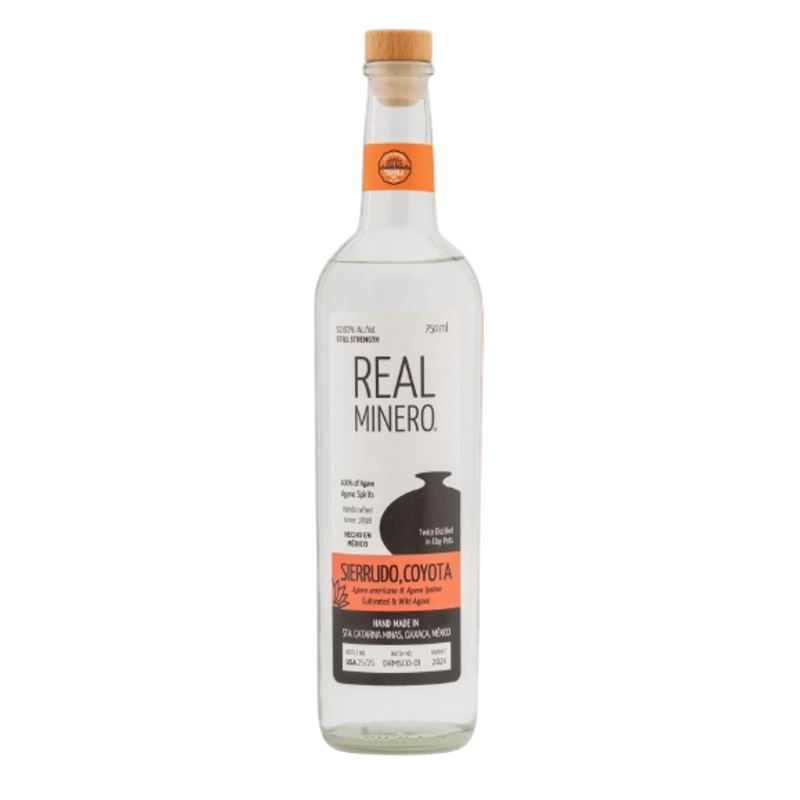 Real Minero Sierrudo, Coyota 750ml - SF Tequila Shop Exclusive