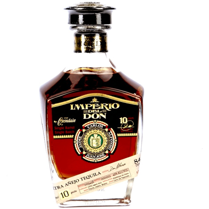 Imperio Del Don 10 Year Extra Anejo Tequila