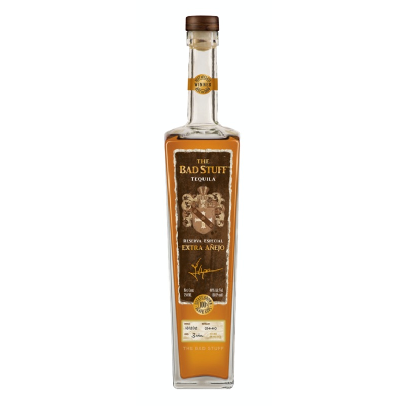 The Bad Stuff Extra Anejo Tequila