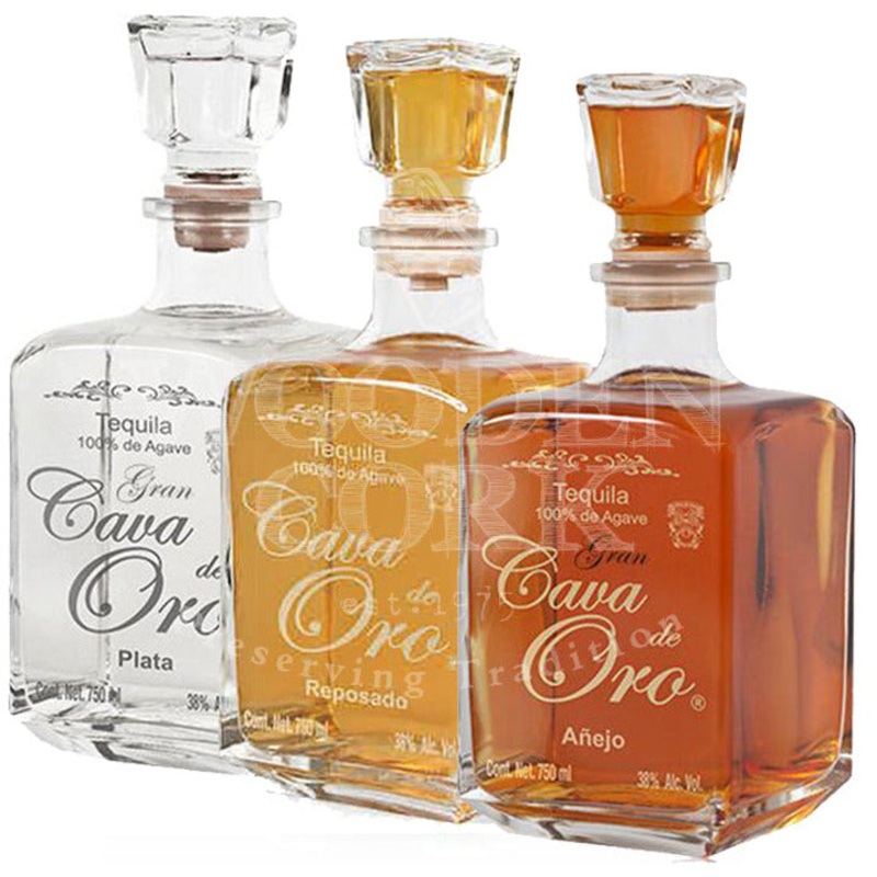 Cava de Oro Plata, Reposado & Anejo Collection