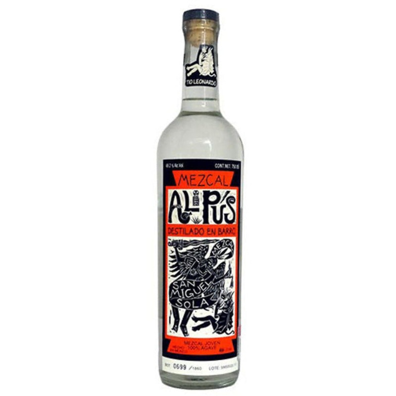 Alipus Mezcal San Miguel Sola Destilado en Barro Mezcal Joven